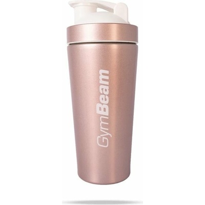GymBeam Šejkr Steel Rose Gold 750 ml