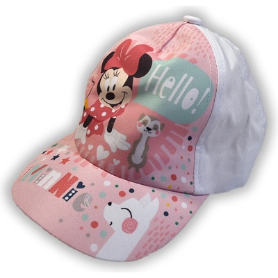 Setino Dojčenská šiltovka Minnie biela Biela