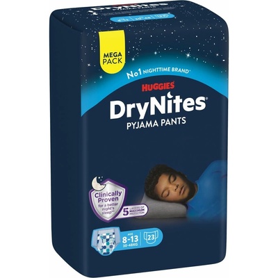 Huggies DryNites Boys Large 30-48 kg 23 ks