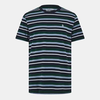 Original Penguin Тениска Original Penguin Men's Regular Fit Stripe T-Shirt - Yale