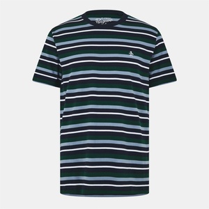 Original Penguin Тениска Original Penguin Men's Regular Fit Stripe T-Shirt - Yale