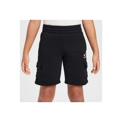 Nike Sportswear Big Kids (Boys) Fleece Cargo Shorts 0197861861861 Černá