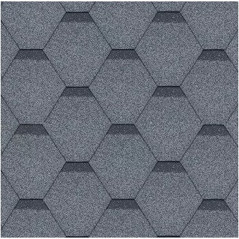 Shinglas Rock Hexagonal sivá