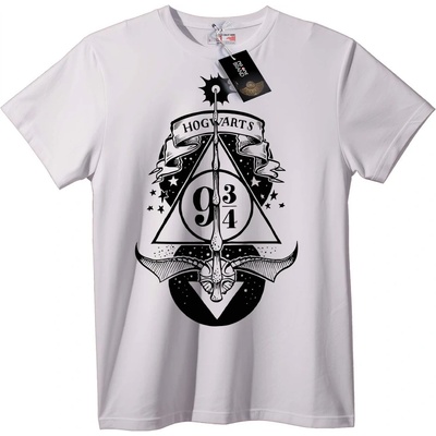 NOONEBRAND Тениска Hogwarts 34 - XS, White
