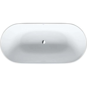 Duravit Luv - Свободностояща вана, 160x75 cm, DuraSolid, ClickClack, бяла 700461000000000 (700461000000000)