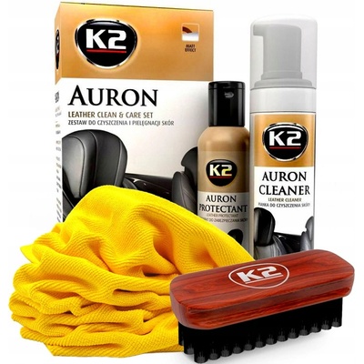 K2 AURON LEATHER CLEAN & CARE SET – Zboží Mobilmania