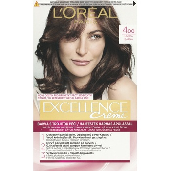 L'Oréal Excellence Creme Triple Protection 4 tmavo hnedá