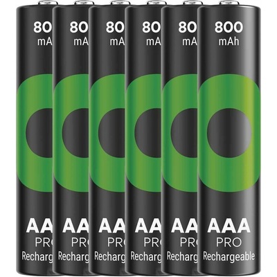 GP ReCyko Pro AAA 800mAh 6ks 1032126080 – Hledejceny.cz