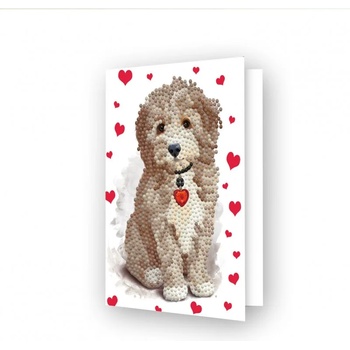 Image 1 of Diamond dotz Сладко кученце - диамантена картичка ddg. 029