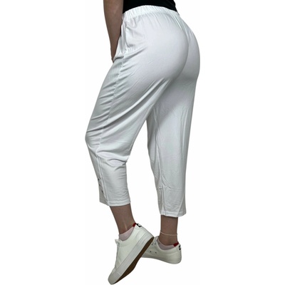 VA Dámské nadměrné elastické 3/4 legíny MAIJO Bílá