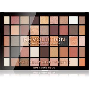 Revolution Beauty Maxi Reloaded Palette палитра с прахообразни сенки за очи цвят Large It Up 45x1.35 гр