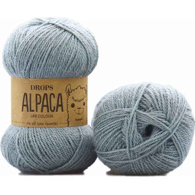 Drops Alpaca UNI 7139 tmavá šedozelená
