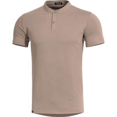 Pentagon tričko Romeo Henley khaki