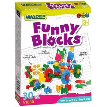 Wader 41830 Kostky Funny Block 36 ks