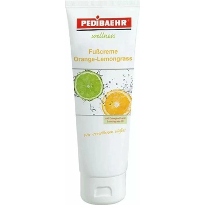 Pedibaehr Intenzivně hydratační krém na nohy s Orange Lemongrass 125 ml