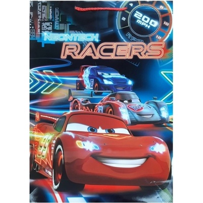 DÁRKOVÁ PAPÍROVÁ TAŠKA XL DISNEY CARS
