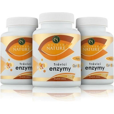 2+1 Golden Nature Trávicí enzymy Opti7Digest+Kurkuma 300 kapsúl