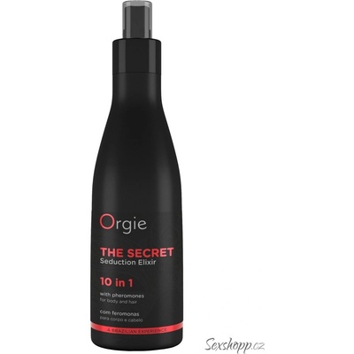 Elixír s afrodiziaky a feromony pro péči o pokožku a vlasy The Secret 200 ml
