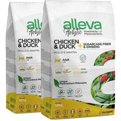 ALLEVA HOLISTIC cat adult chicken & duck 2 x 10 kg