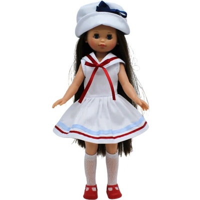 Folk Artesanía Elena v bílých šatech 35 cm