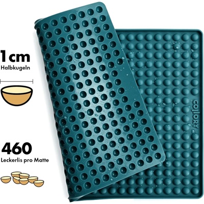 Collory silikonová pečicí forma na pamlsky piškoty 1 cm Petrolejová