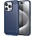 HQWear Карбонов кейс за iPhone 16 Pro Max, син (Carbon case iPhone 16 Pro Max blue)