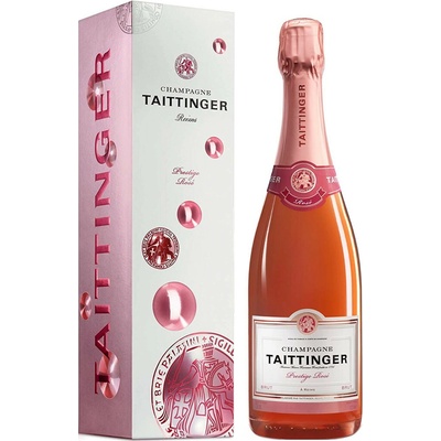 Taittinger Rosé Prestige 12% 0,75 l (holá láhev)