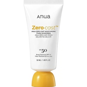 Anua Zero-Cast Moisturizing Finish Sunscreen SPF 50+ PA++++ - Хидратиращ Слънцезащитен Крем 50ml