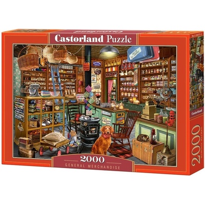 Castorland Pejsek v obchodě 2000 dílků