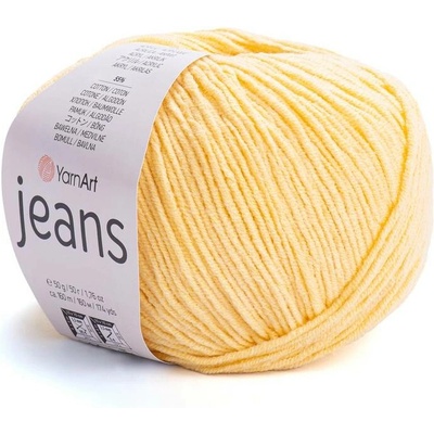 Yarn Art příze YarnArt Jeans 88 vanilkově žlutá