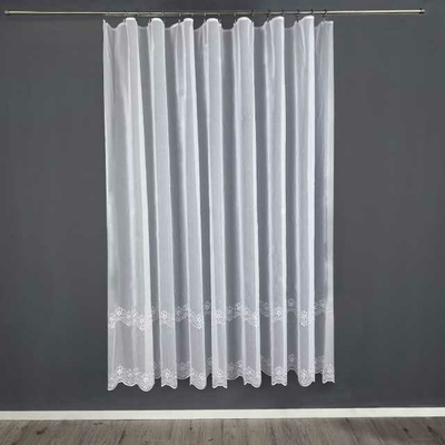 Záclona metráž 18182/1 briliant biela, 180cm