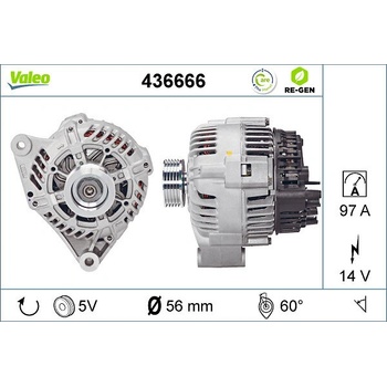 generátor VALEO 436666