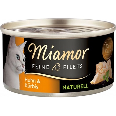 Miamor Feine Filets Naturelle kuřecí maso a dýně 24 x 80 g