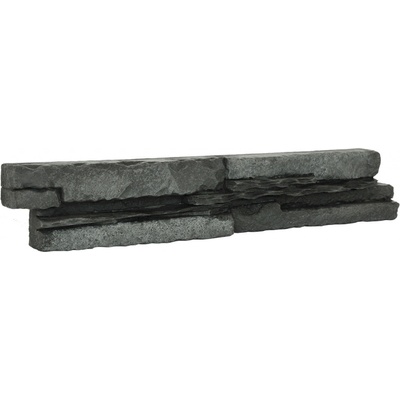 Vaspo kameň čierna 6,7 x 37,5 cm reliéfna V53201 0,5m²