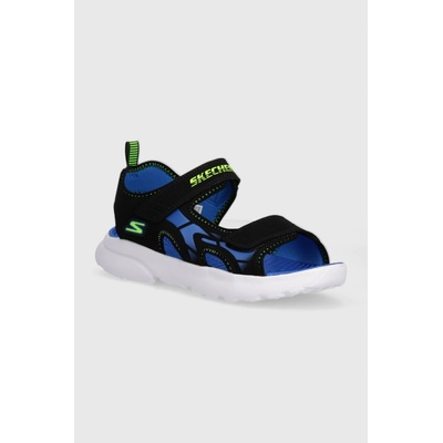 Skechers detské sandále čierne