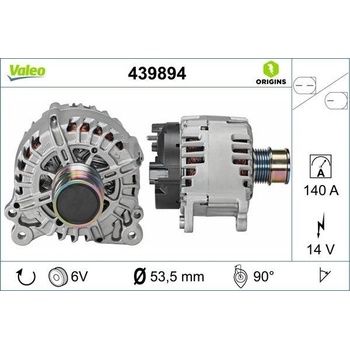 Alternátor VALEO 439894