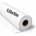 OFITURIA Kraft paper white - roll 0.90 × 10 m - 3 rolls - packaging paper and wrapping paper - craft paper for DIY, decoration and sewing patterns - tear-resistant and easy to cut - COM620-parent2 (COM620-pare