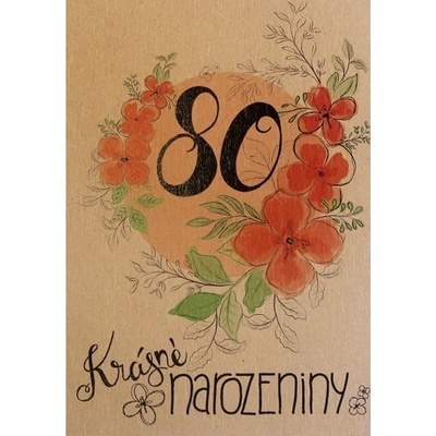 Přáníčko BeBechy - A6 - recyklovaný papír - 80
