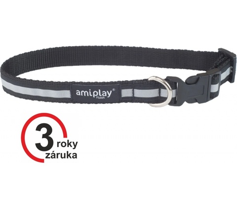 Amiplay Reflexný obojok Shine