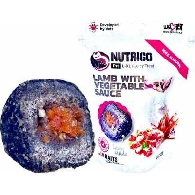 LK Baits Pet Maškrta Nutrigo Dog Jahňacie so zeleninou omáčkou L XL 200 g