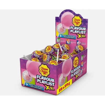 Chupa Chups The Biggest Bubble Gum Lízatko XXL 25 x 29 g