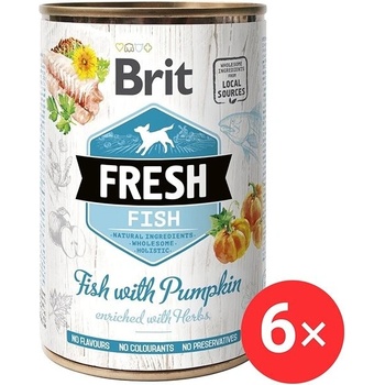 Brit Fresh Fish with Pumpkin 6 x 400 g