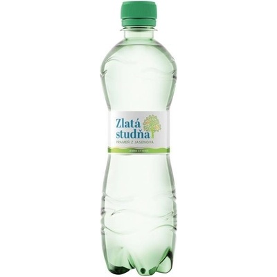 Zlatá studňa Pramenitá voda jemne sýtená 0,5 l