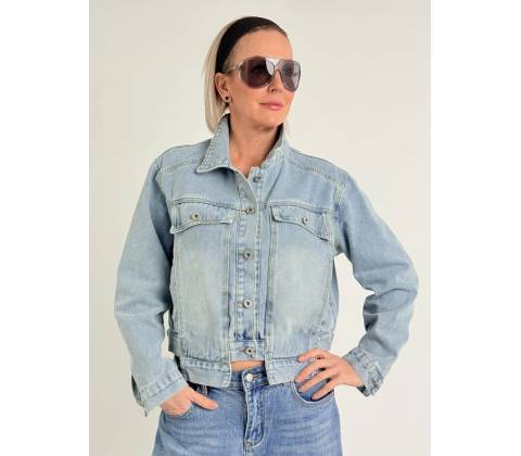 Voga Móda DENIM Modrá