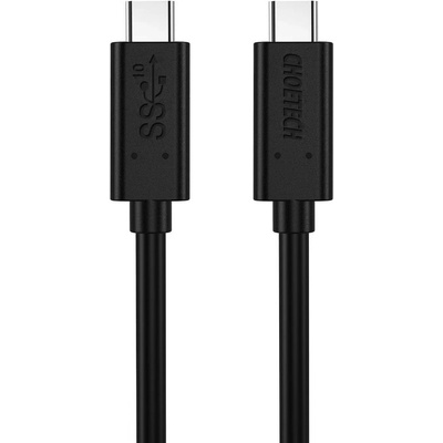Choetech Здрав кабел с бързо зареждане за устройства с USB-C порт (100 см) - Choetech USB-C to USB-C Cable 60W (черен) (A3002)