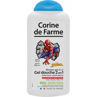 Corine de Farme Avengers 2v1 šampon na vlasy a sprchový gel pro děti 250 ml