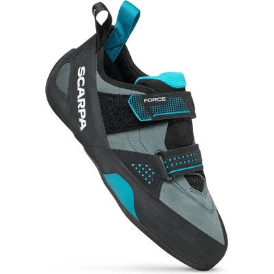 Scarpa Мъжки обувки с велкро Scarpa Force Climbing shoes - Conifer / Azure - размер 44, 5 (EU) (301-0871-0122)