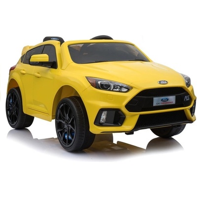Lean Toys Elektrické autíčko Ford Focus RS 2x45W žltá