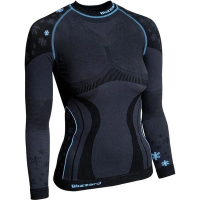Blizzard Viva dámské termotriko anthracite/light blue