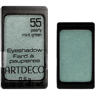 Artdeco Eyeshadow Pearl pudrové očné tiene v praktickom magnetickom puzdre 55 Pearly Mint Green 0.8 g